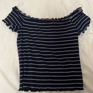 Aeropostale fitted off the shoulder top